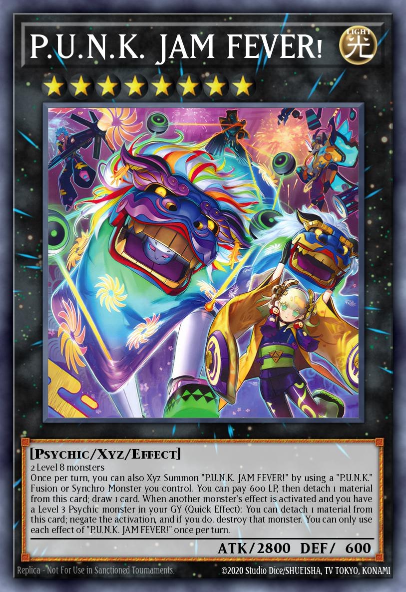 P.U.N.K. JAM FEVER! (Starlight Rare), Battles of Legend: Monster Mayhem BLMM-EN051