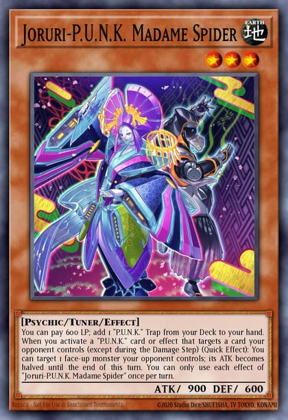 Joruri-P.U.N.K. Madame Spider, Battles of Legend: Monster Mayhem BLMM-EN072