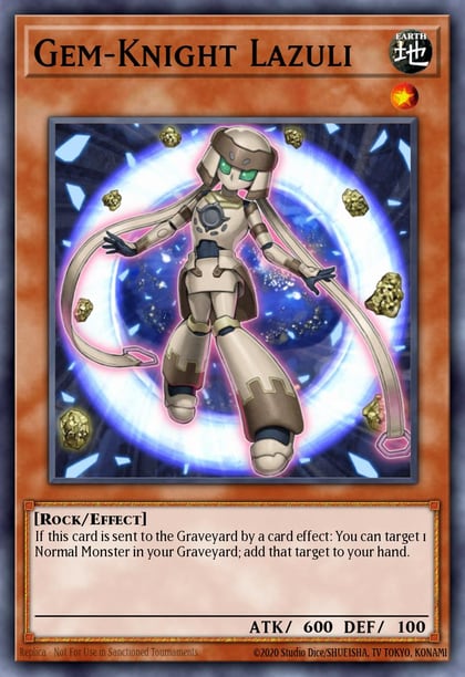 Gem-Knight Lazuli, Battles of Legend: Monster Mayhem BLMM-EN113