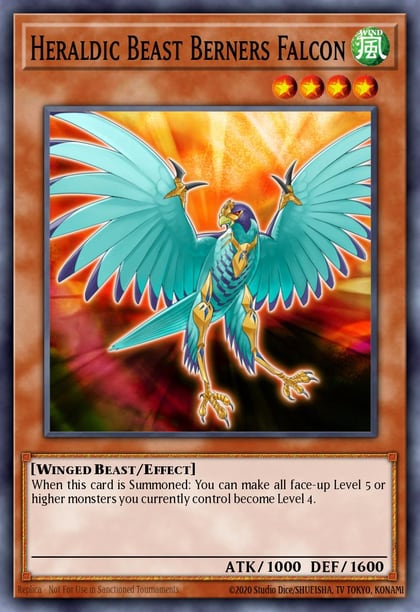Heraldic Beast Berners Falcon, Battles of Legend: Monster Mayhem BLMM-EN115