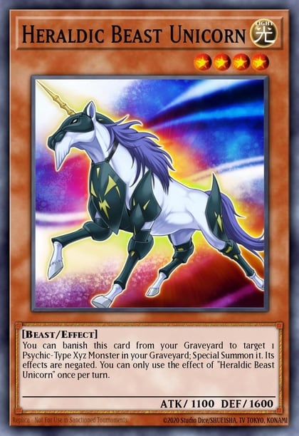 Heraldic Beast Unicorn, Battles of Legend: Monster Mayhem BLMM-EN116