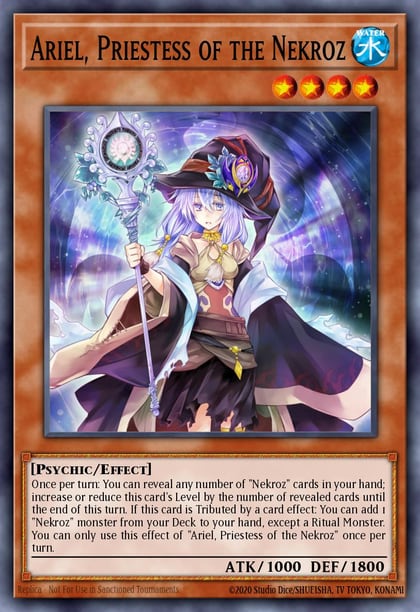 Ariel, Priestess of the Nekroz, Battles of Legend: Monster Mayhem BLMM-EN128