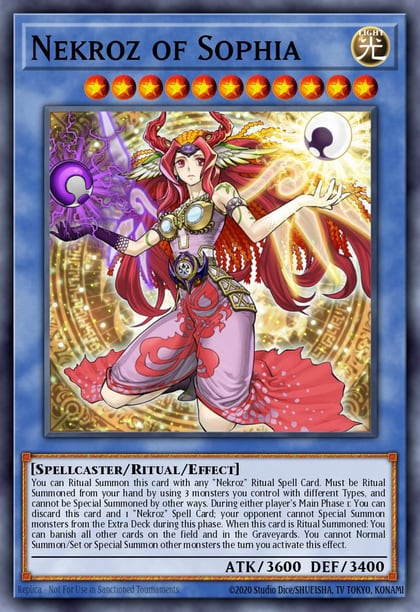 Nekroz of Sophia, Battles of Legend: Monster Mayhem BLMM-EN134