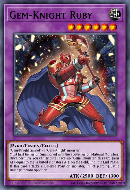 Gem-Knight Ruby, Battles of Legend: Monster Mayhem BLMM-EN136