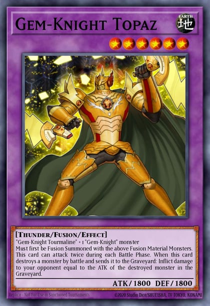 Gem-Knight Topaz, Battles of Legend: Monster Mayhem BLMM-EN138