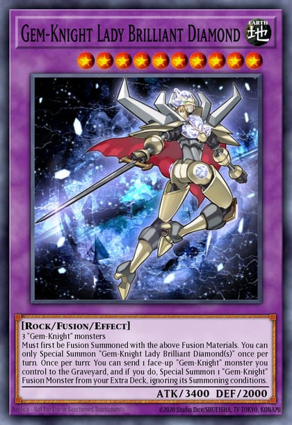 Gem-Knight Lady Brilliant Diamond, Battles of Legend: Monster Mayhem BLMM-EN145