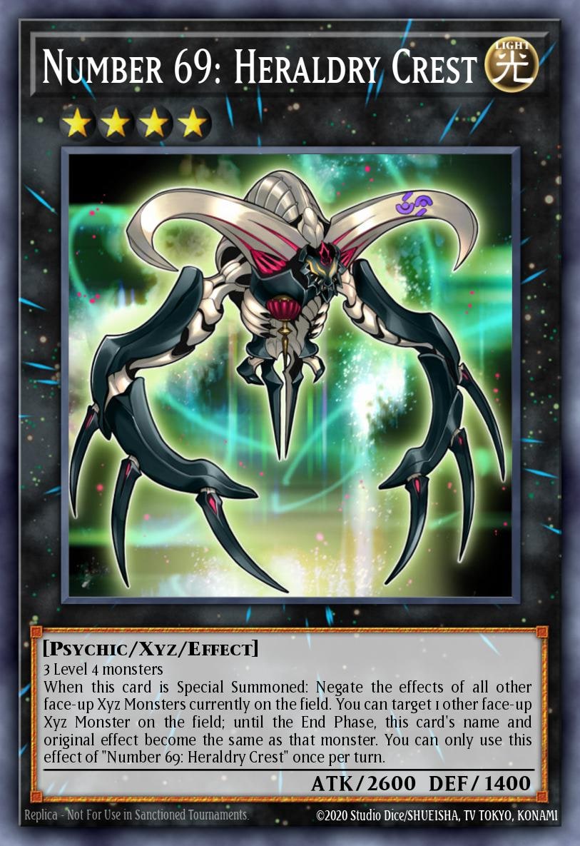 Number 69: Heraldry Crest, Battles of Legend: Monster Mayhem BLMM-EN153