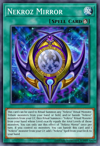 Nekroz Mirror, Battles of Legend: Monster Mayhem BLMM-EN165