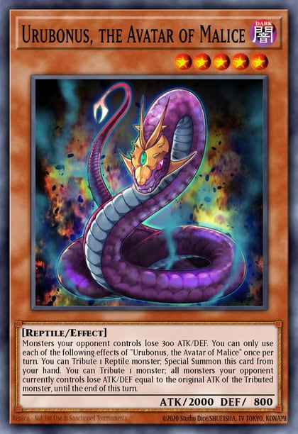Urubonus, the Avatar of Malice, Battles of Legend: Monstrous Revenge BLMR-EN020