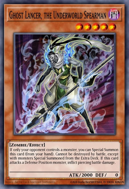 Ghost Lancer, the Underworld Spearman, Battles of Legend: Monstrous Revenge BLMR-EN023
