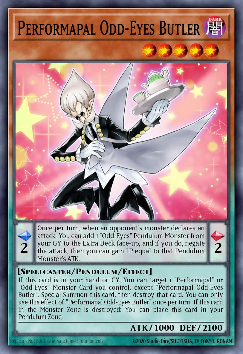 Performapal Odd-Eyes Butler, Battles of Legend: Monstrous Revenge BLMR-EN028