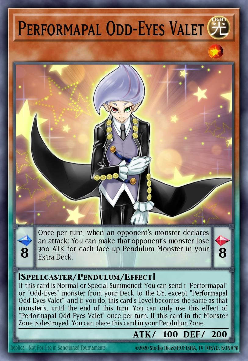 Performapal Odd-Eyes Valet, Battles of Legend: Monstrous Revenge BLMR-EN029