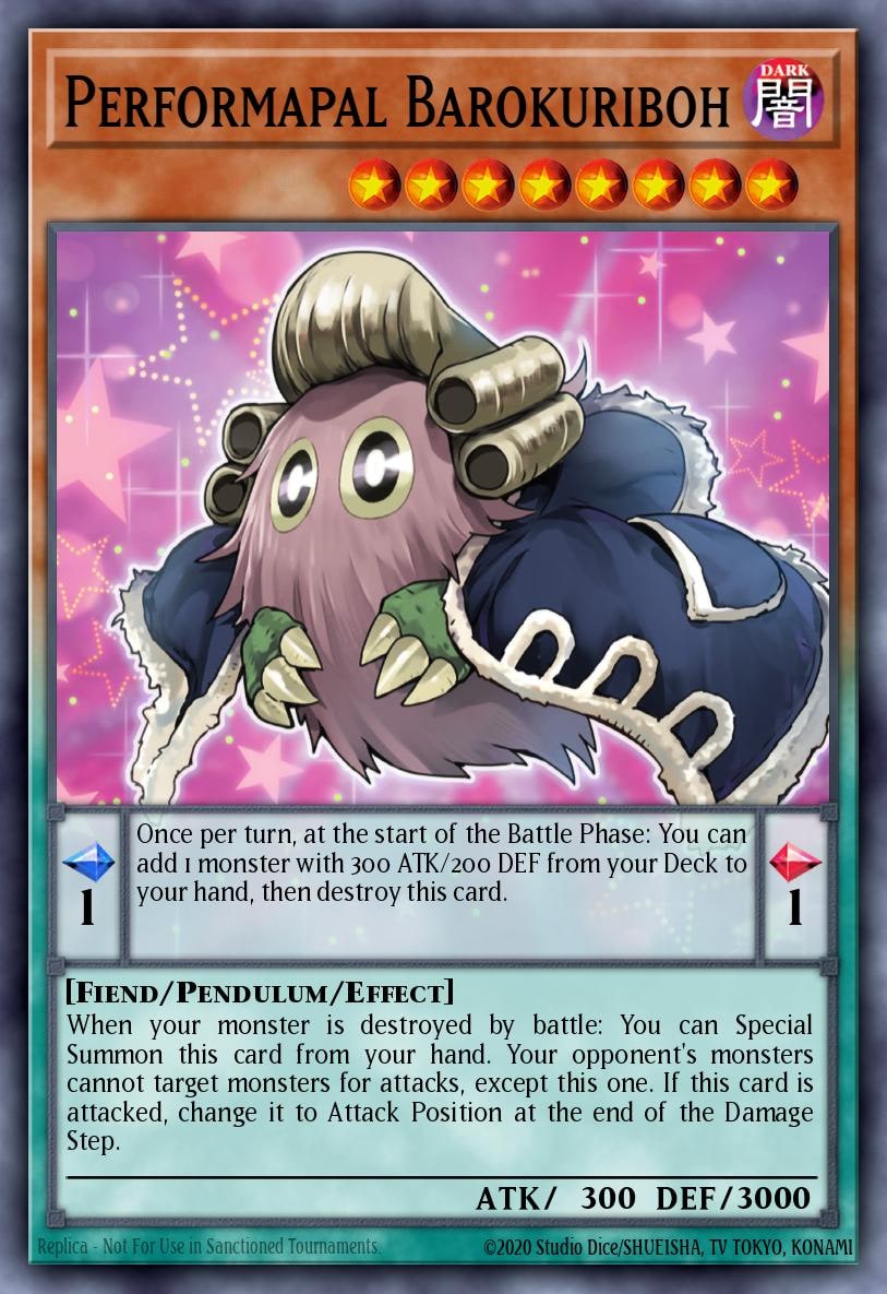 Performapal Barokuriboh, Battles of Legend: Monstrous Revenge BLMR-EN030
