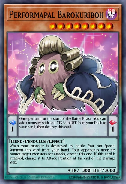 Performapal Barokuriboh, Battles of Legend: Monstrous Revenge BLMR-EN030