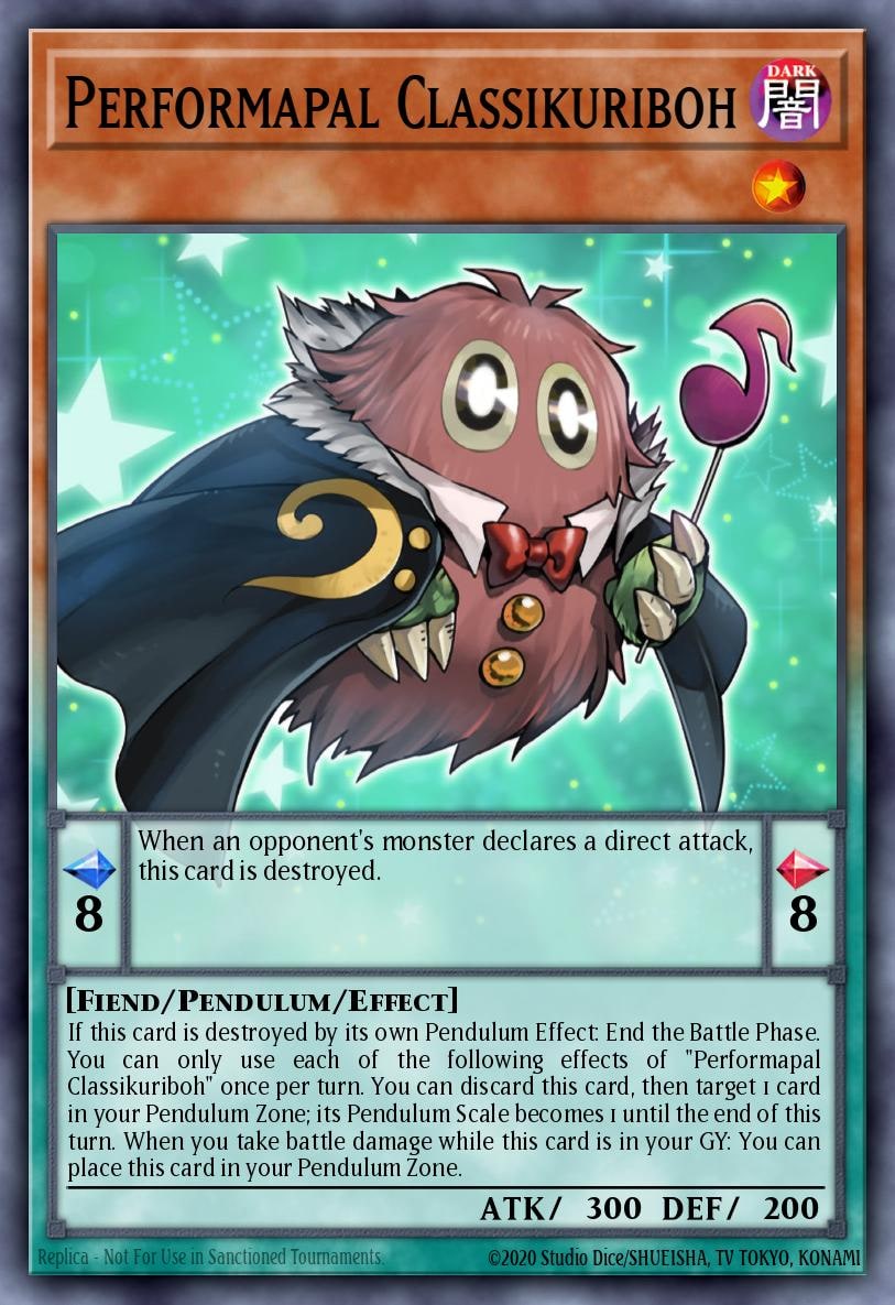 Performapal Classikuriboh, Battles of Legend: Monstrous Revenge BLMR-EN031
