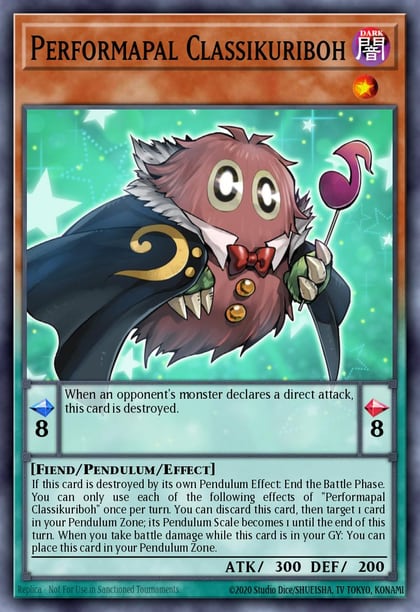 Performapal Classikuriboh, Battles of Legend: Monstrous Revenge BLMR-EN031