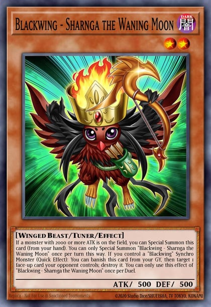 Blackwing - Sharnga the Waning Moon, Battles of Legend: Monstrous Revenge BLMR-EN039