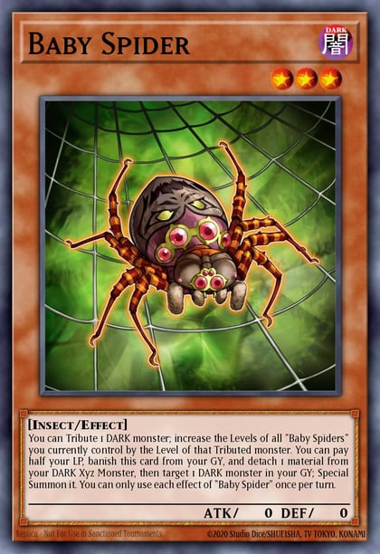 Baby Spider, Battles of Legend: Monstrous Revenge BLMR-EN045