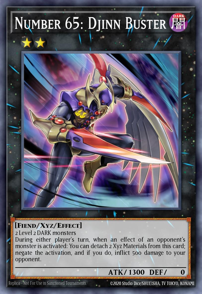 Number 65: Djinn Buster, Battles of Legend: Monstrous Revenge BLMR-EN079