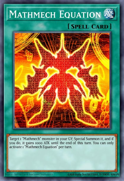 Mathmech Equation, Battles of Legend: Monstrous Revenge BLMR-EN092