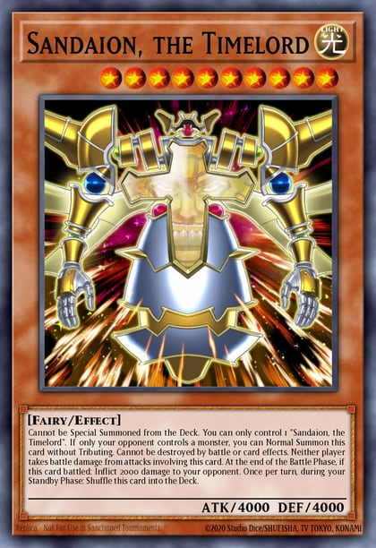 Sandaion, the Timelord, Battles of Legend: Relentless Revenge BLRR-EN025