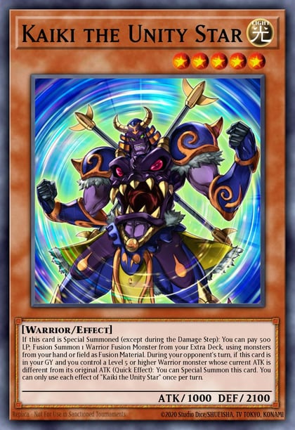 Kaiki the Unity Star, Battles of Legend: Relentless Revenge BLRR-EN038