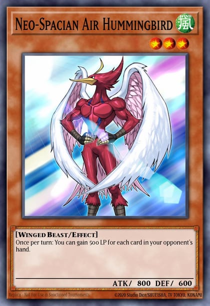 Neo-Spacian Air Hummingbird, Battles of Legend: Relentless Revenge BLRR-EN050