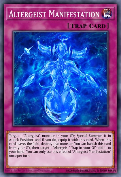 Altergeist Manifestation, Battles of Legend: Relentless Revenge BLRR-EN067