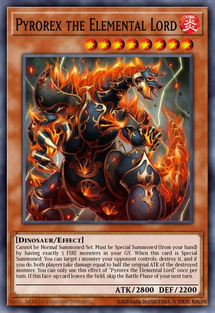 Pyrorex the Elemental Lord, Battles of Legend: Relentless Revenge BLRR-EN069