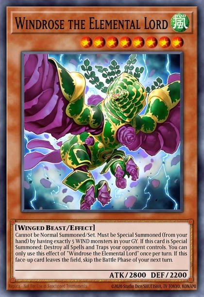 Windrose the Elemental Lord, Battles of Legend: Relentless Revenge BLRR-EN070