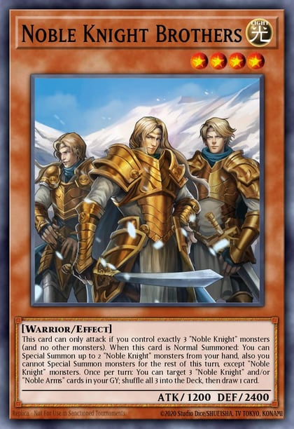 Noble Knight Brothers, Battles of Legend: Relentless Revenge BLRR-EN072