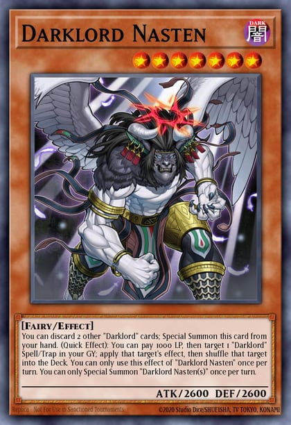 Darklord Nasten, Battles of Legend: Relentless Revenge BLRR-EN077