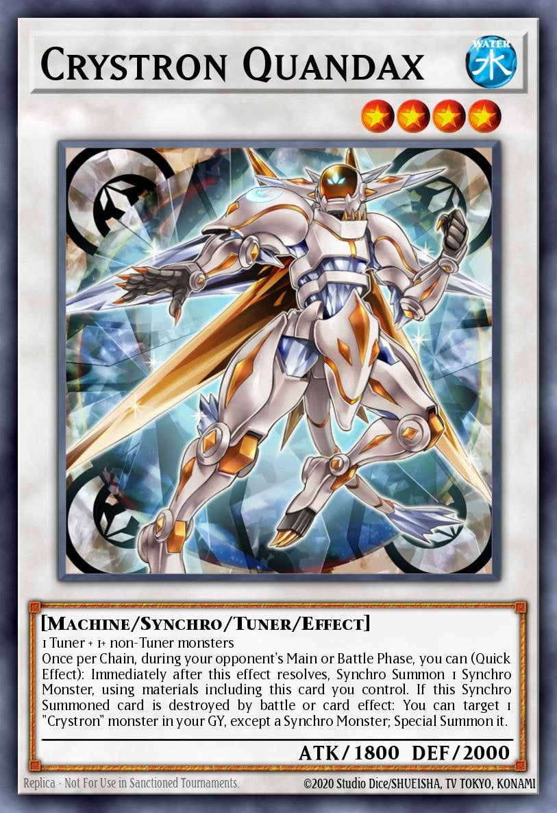 Crystron Quandax, Battles of Legend: Relentless Revenge BLRR-EN083