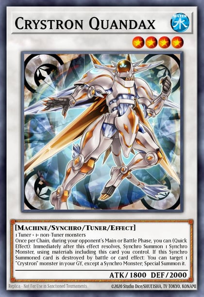 Crystron Quandax, Battles of Legend: Relentless Revenge BLRR-EN083