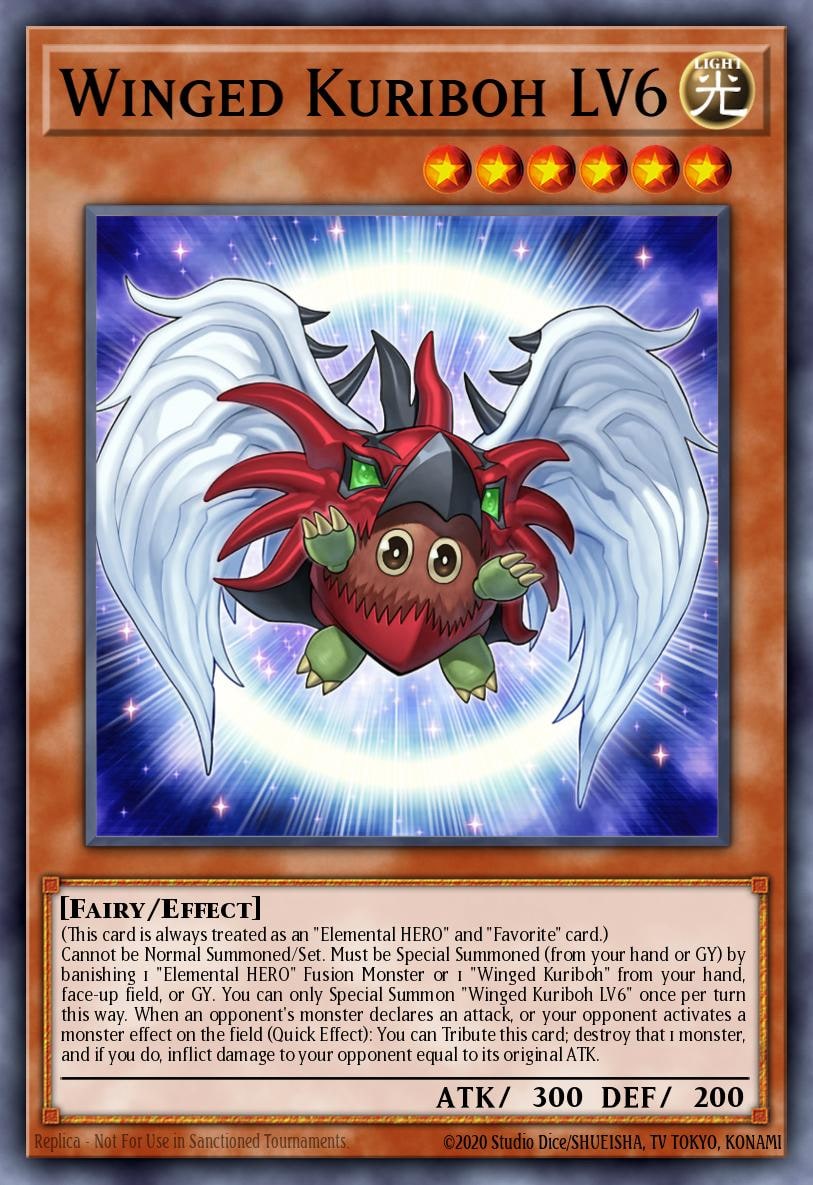 Winged Kuriboh LV6, Battles of Legend: Terminal Revenge BLTR-EN001