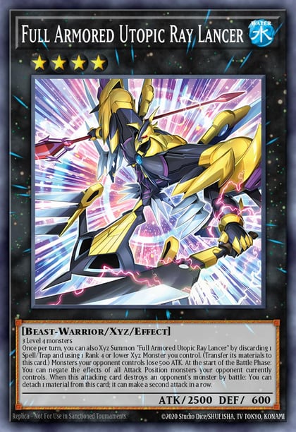Full Armored Utopic Ray Lancer, Battles of Legend: Terminal Revenge BLTR-EN003
