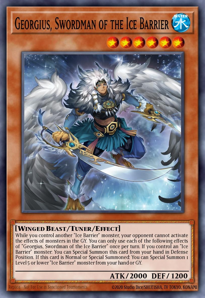 Georgius, Swordman of the Ice Barrier, Battles of Legend: Terminal Revenge BLTR-EN006