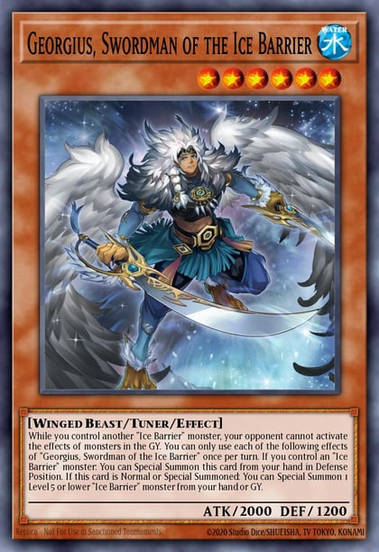 Georgius, Swordman of the Ice Barrier, Battles of Legend: Terminal Revenge BLTR-EN006
