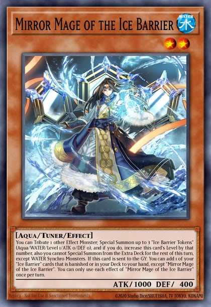 Mirror Mage of the Ice Barrier, Battles of Legend: Terminal Revenge BLTR-EN007