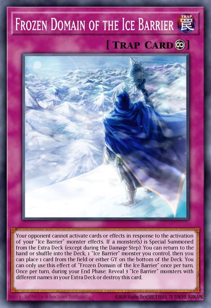 Frozen Domain of the Ice Barrier, Battles of Legend: Terminal Revenge BLTR-EN008