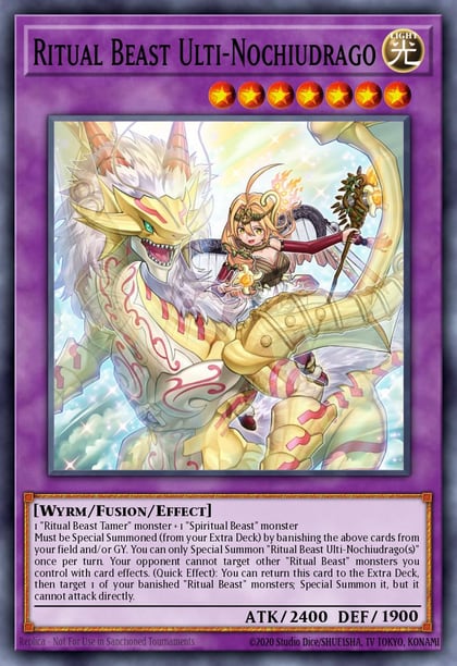 Ritual Beast Ulti-Nochiudrago, Battles of Legend: Terminal Revenge BLTR-EN018