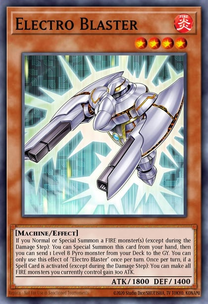 Electro Blaster, Battles of Legend: Terminal Revenge BLTR-EN024