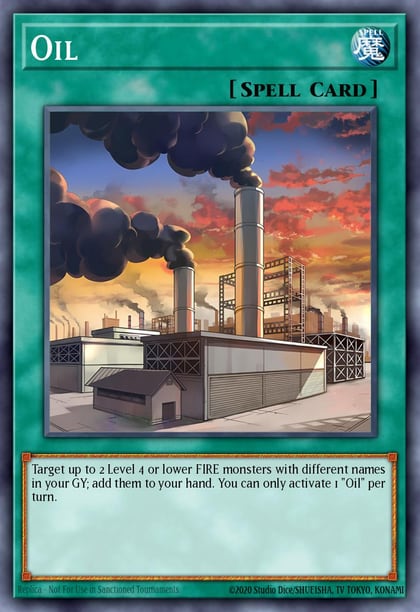 Oil, Battles of Legend: Terminal Revenge BLTR-EN026