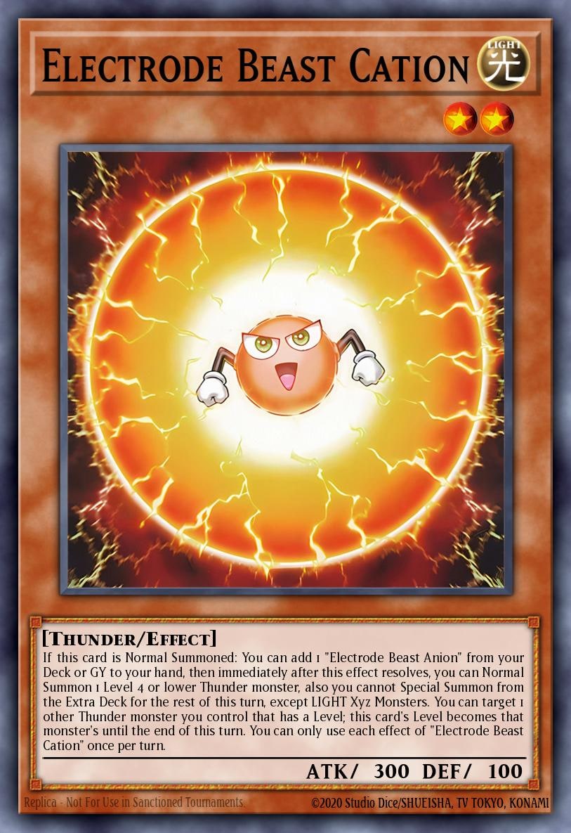 Electrode Beast Cation, Battles of Legend: Terminal Revenge BLTR-EN032