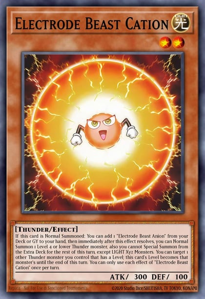 Electrode Beast Cation, Battles of Legend: Terminal Revenge BLTR-EN032