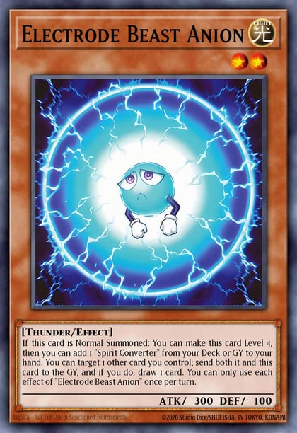 Electrode Beast Anion, Battles of Legend: Terminal Revenge BLTR-EN033
