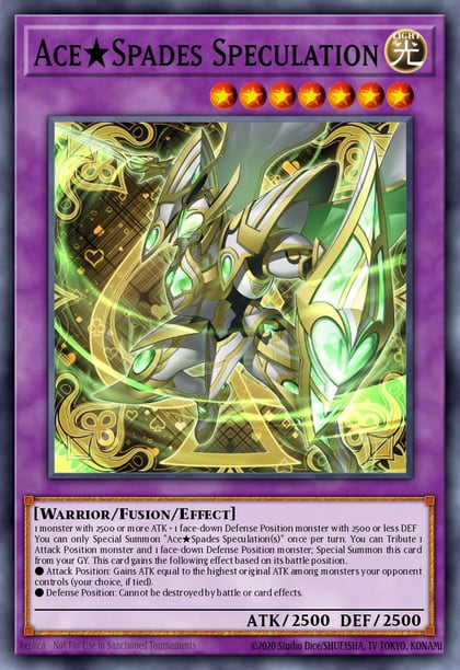 Ace Spades Speculation, Battles of Legend: Terminal Revenge BLTR-EN039