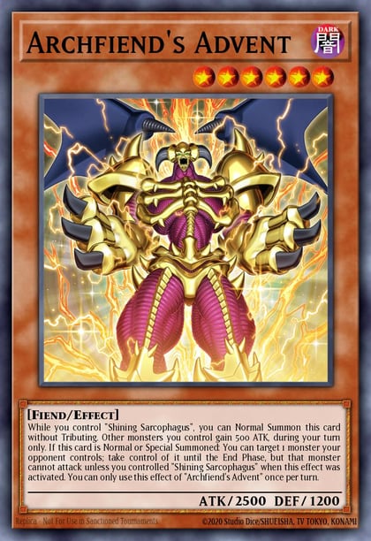 Archfiend's Advent (Quarter Century Secret Rare), Battles of Legend: Terminal Revenge BLTR-EN046