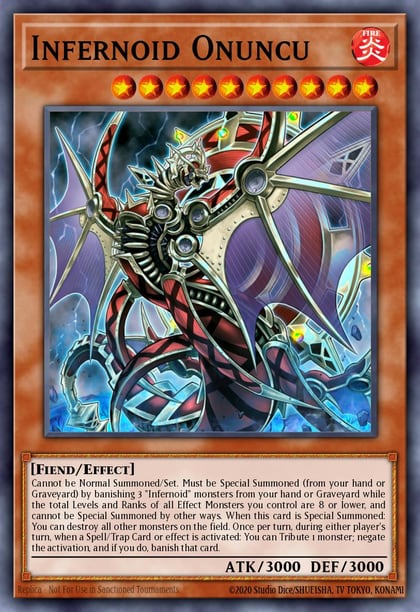 Infernoid Onuncu, Battles of Legend: Terminal Revenge BLTR-EN065