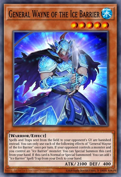 General Wayne of the Ice Barrier, Battles of Legend: Terminal Revenge BLTR-EN073
